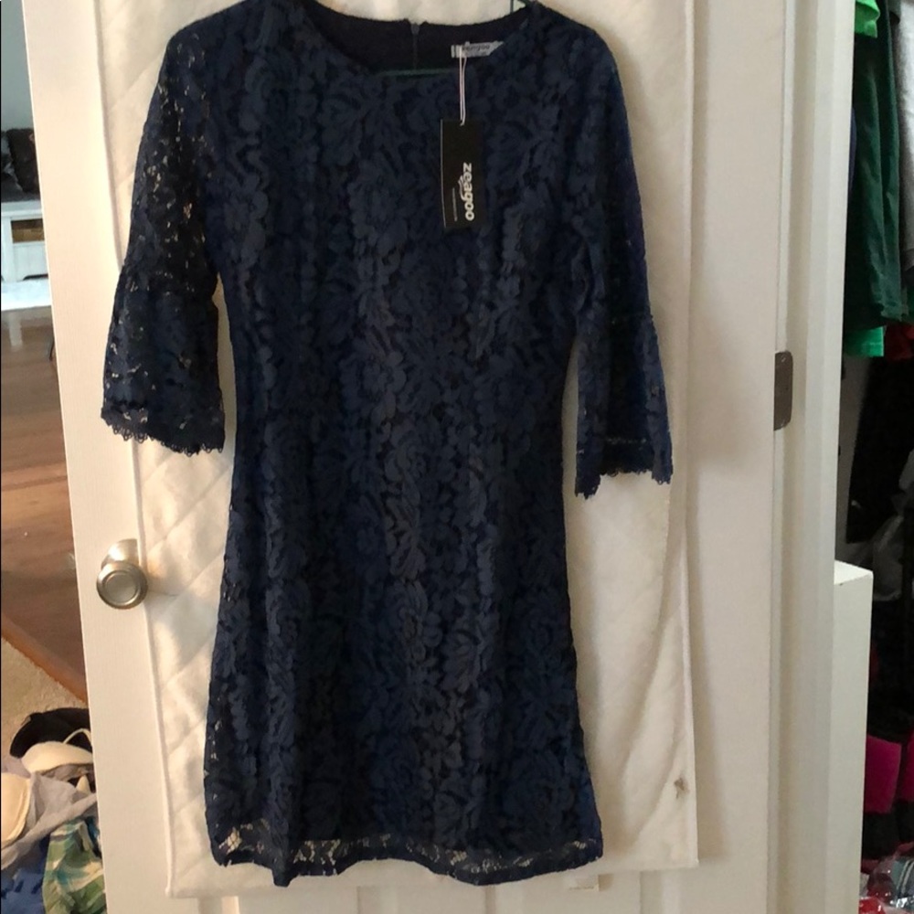 Navy Blue lace dress